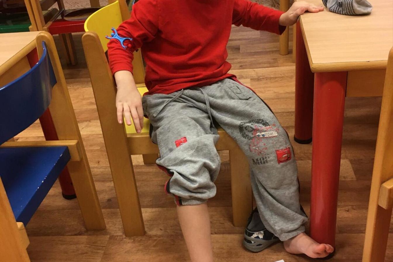 Kreslíme pusou a nohou