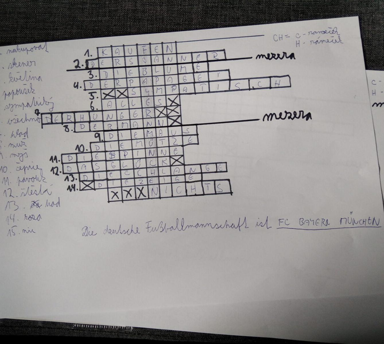 Procvičování slovíček v distanční výuce v 8. a 9. třídě - 5