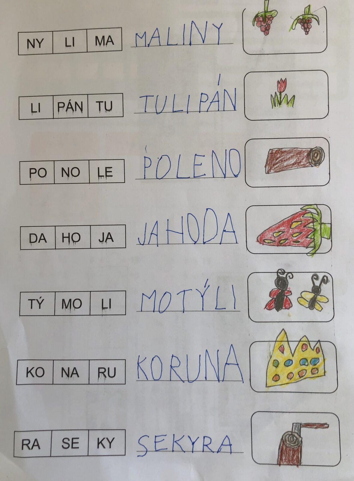 28. 3. Distanční výuka u prvňáčků - 10