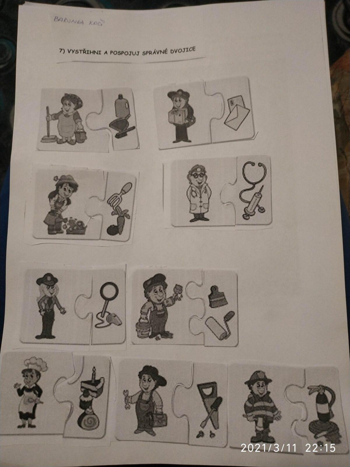 Distanční výuka v MŠ Kamarád (Ten dělá to a ten zas tohle:-)) - 22