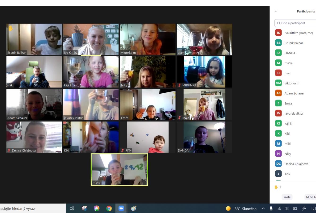 22. 12. Distanční výuka u druháčků - 4