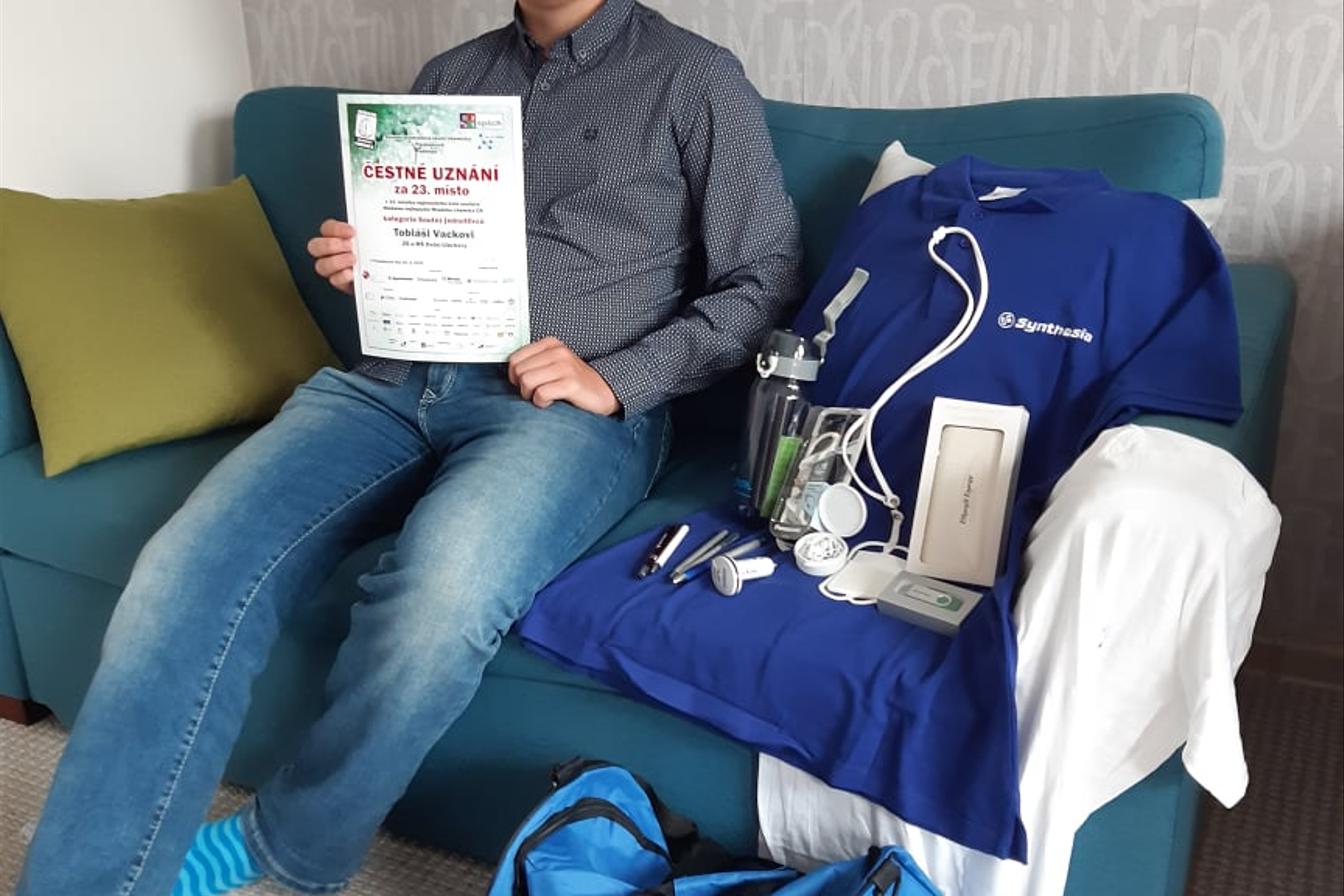 Úspěch žáka naší školy