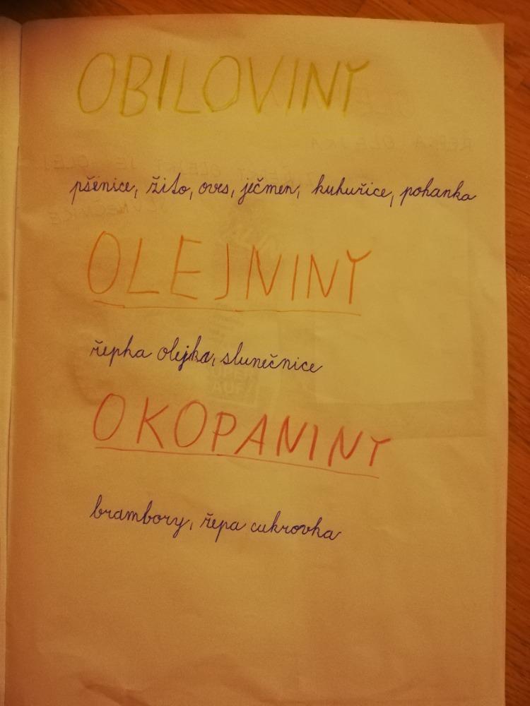 Distanční výuka ve třetí třídě 23. 10. - 4