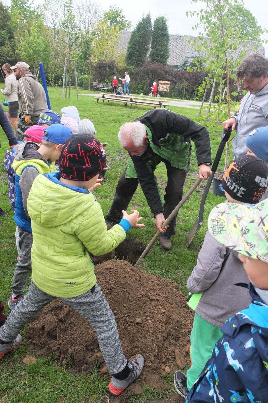 Sázení keříků s rodiči - 14
