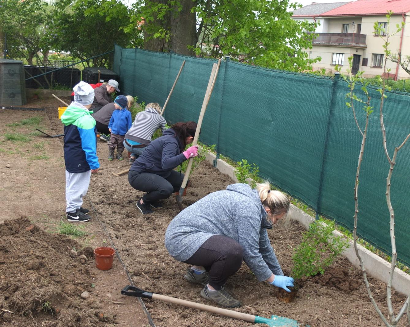 Sázení keříků s rodiči - 21