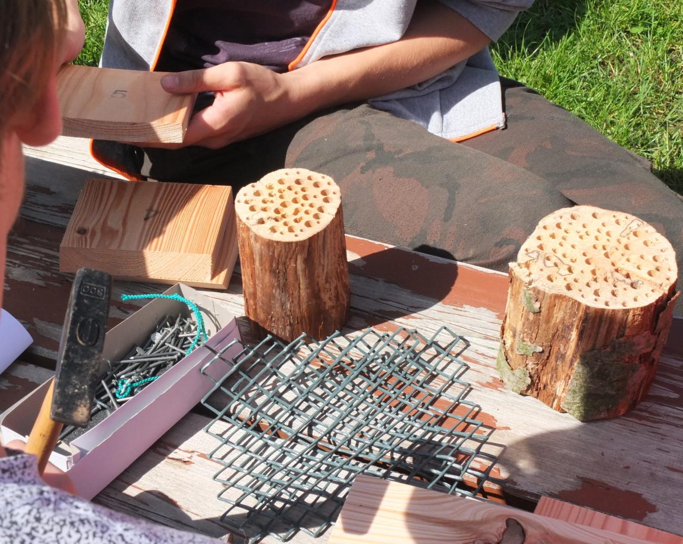 Tvorba hmyzích domečků s deváťáky - 28