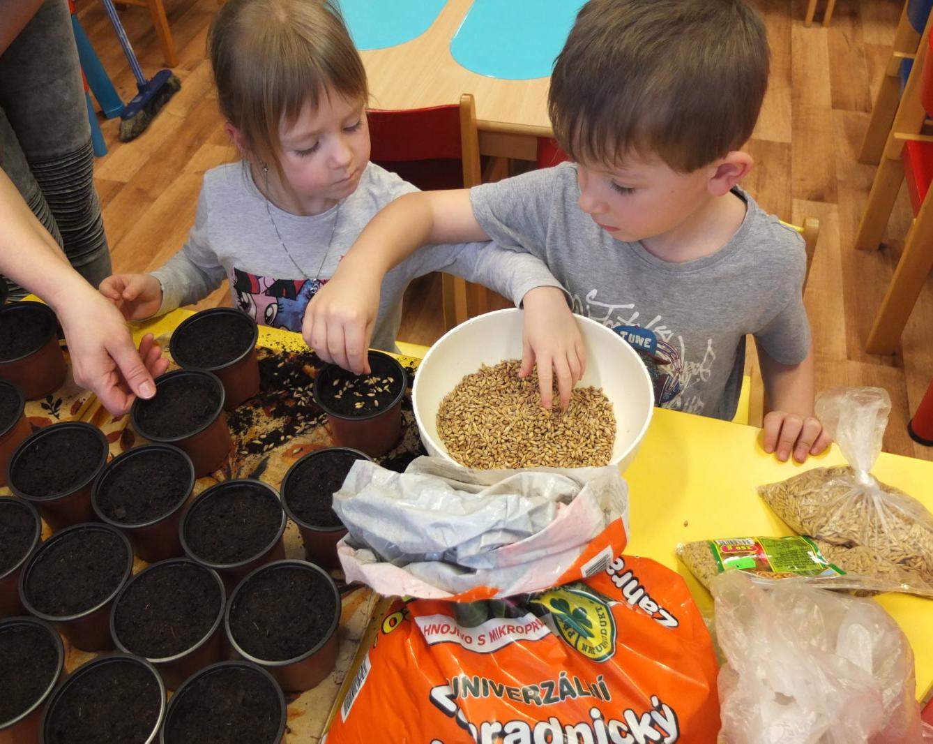 Jaro 2018, setí semínek a příprava na Velikonoce - 15