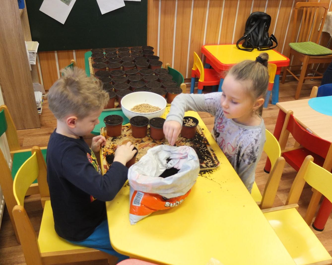 Jaro 2018, setí semínek a příprava na Velikonoce - 32