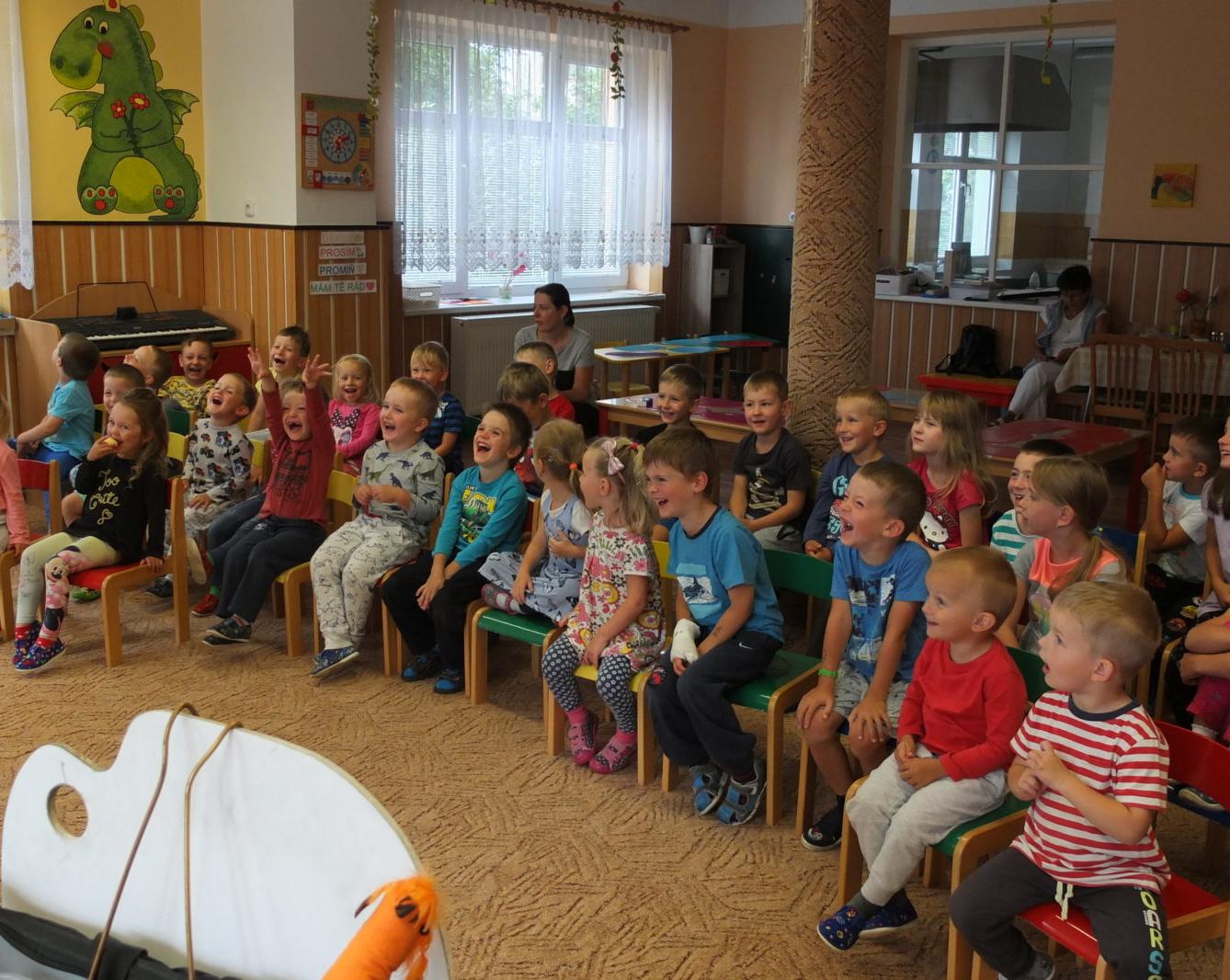 Ilustrátor Adolf Dudek v naší MŠ a loučení s předškoláky - 1