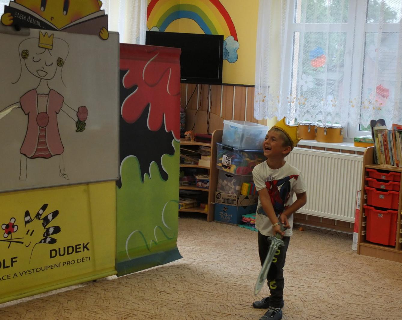 Ilustrátor Adolf Dudek v naší MŠ a loučení s předškoláky - 13