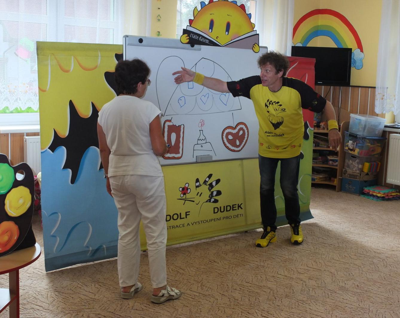 Ilustrátor Adolf Dudek v naší MŠ a loučení s předškoláky - 18