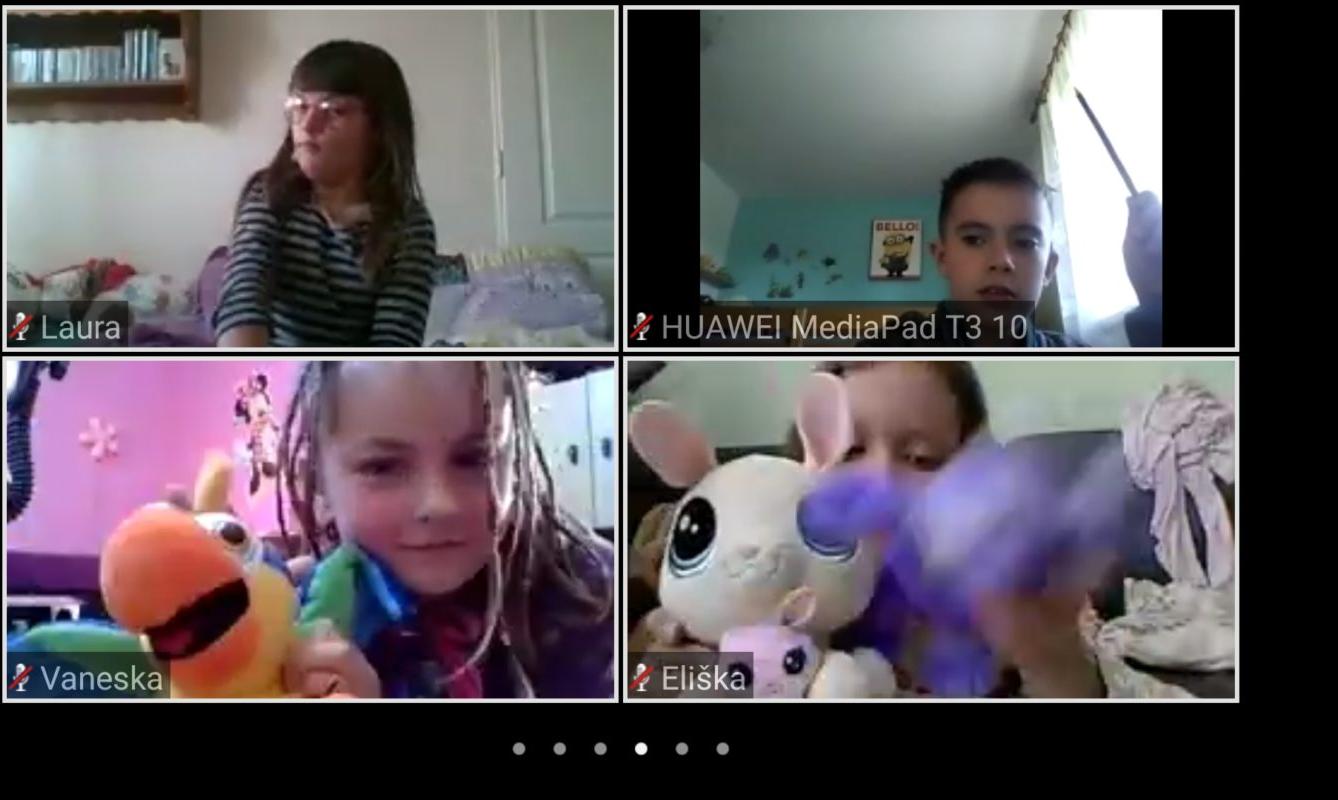 Výstupy druháčků z domácího učení 22. 4. - 1