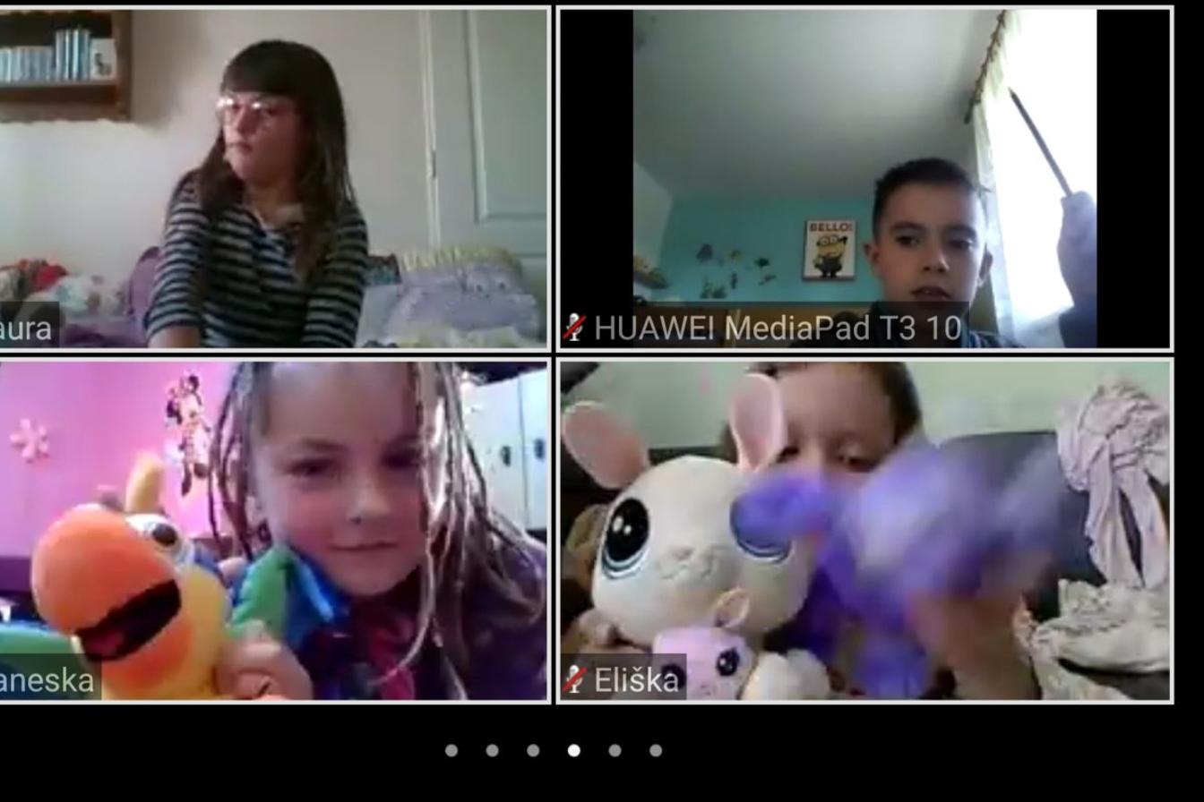 Výstupy druháčků z domácího učení 22. 4.