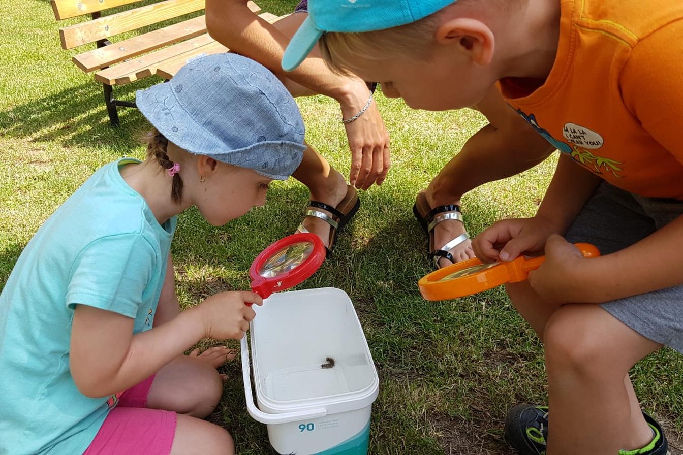 "máme rádi zvířata" - "co se nám to objevilo na zahradě?"