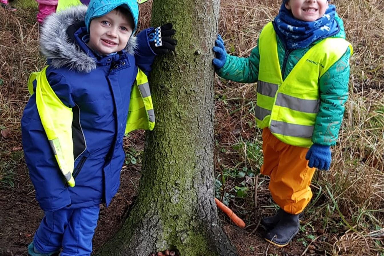 Vánoce pro zvířátka v lese