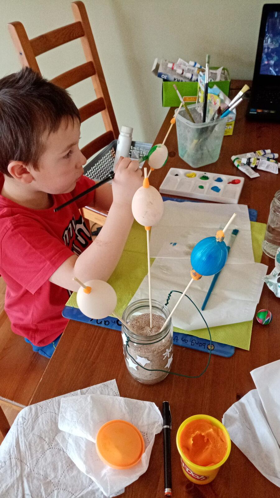 Distanční výuka v MŠ Kamarád - "Malované vajíčko" - mladší děti - 1