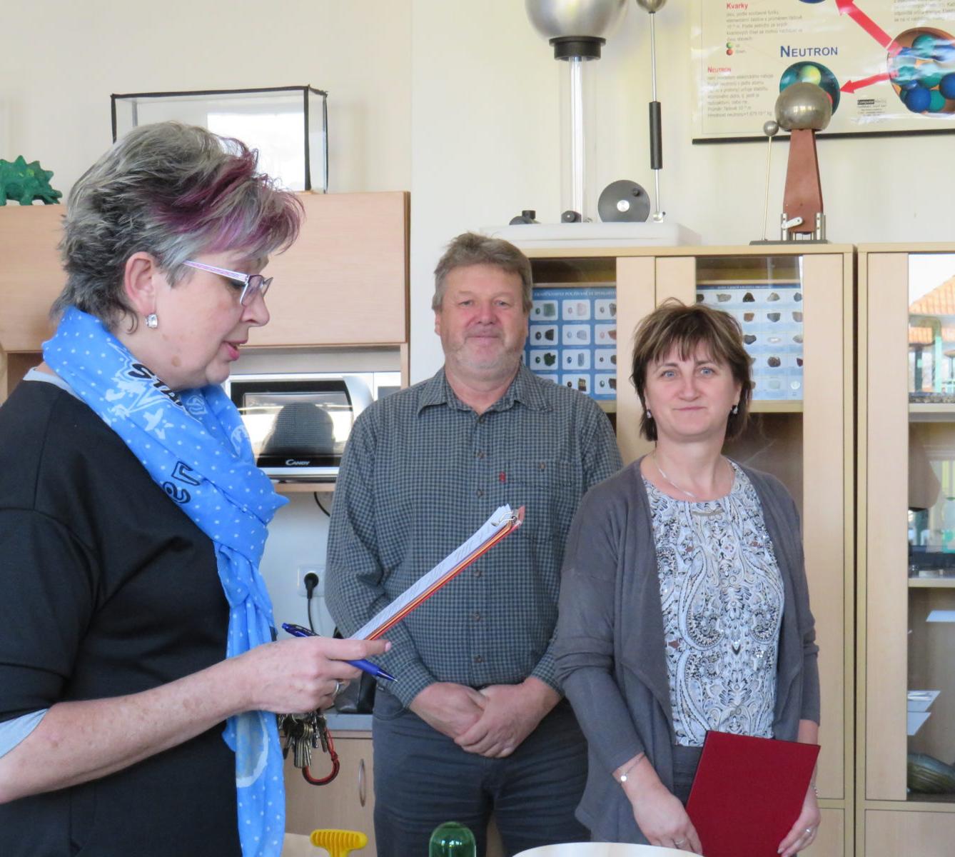 Slavnostní otevření modernizované učebny F, Ch, Př - 1