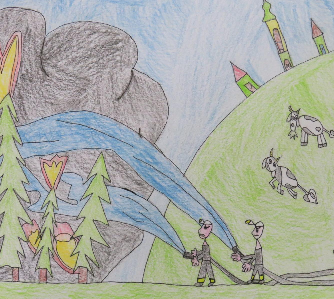 Požární ochrana očima dětí - školní kolo - 2