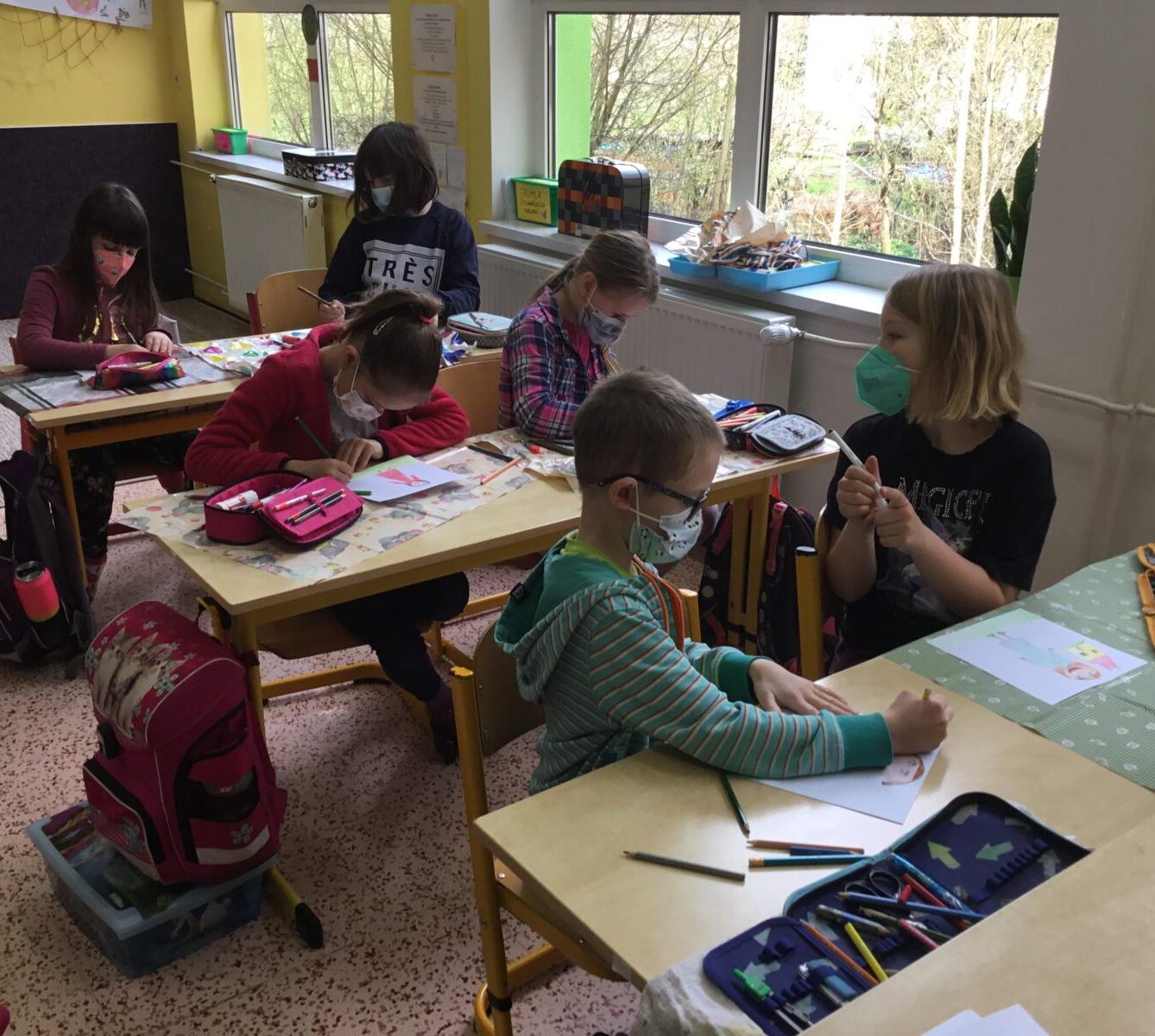 Skupinové aktivity a tandemové tvoření ve třetí třídě 7. 5. - 12