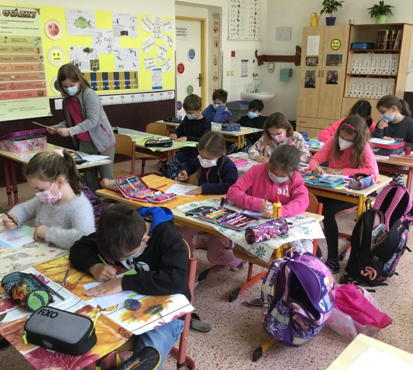 Skupinové aktivity a tandemové tvoření ve třetí třídě 7. 5. - 13