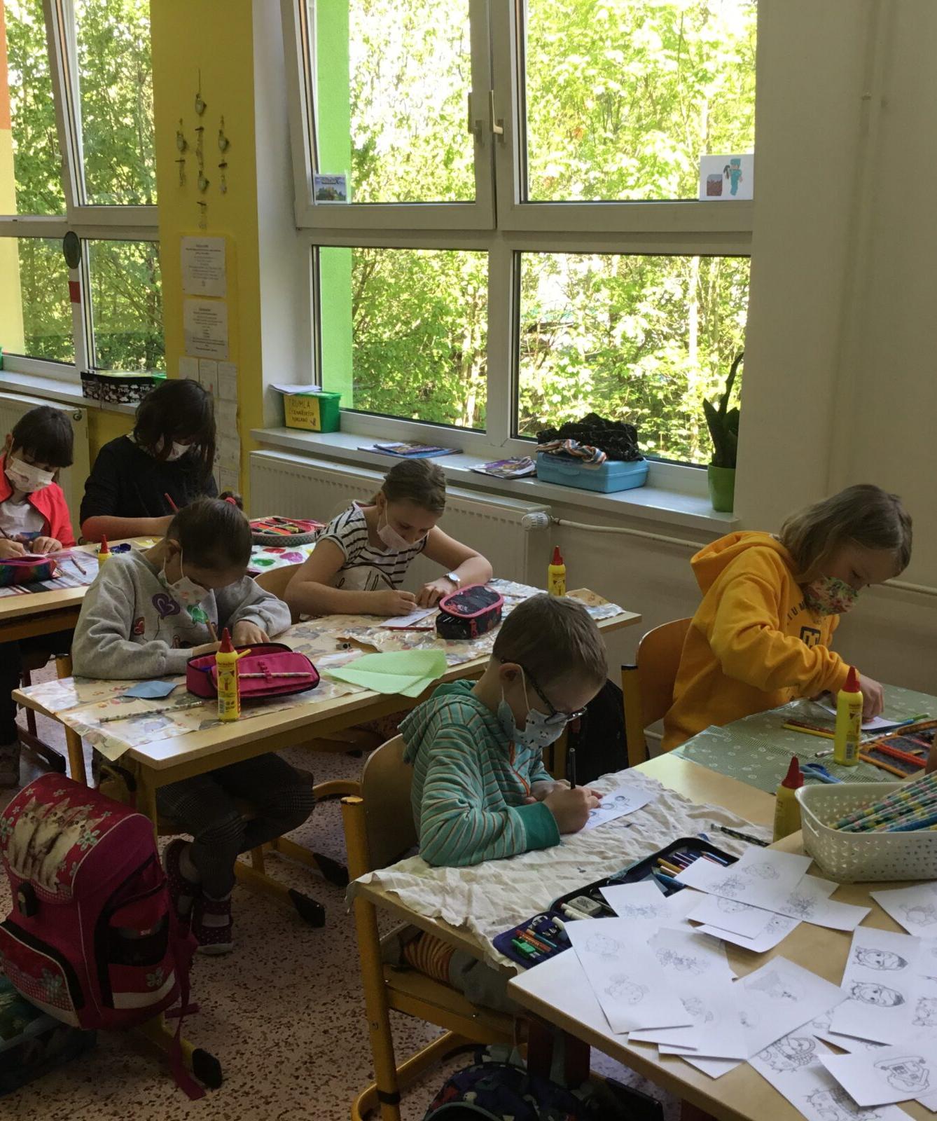 Poslední tandemové tvoření ve třetí třídě 21. 5. - 1