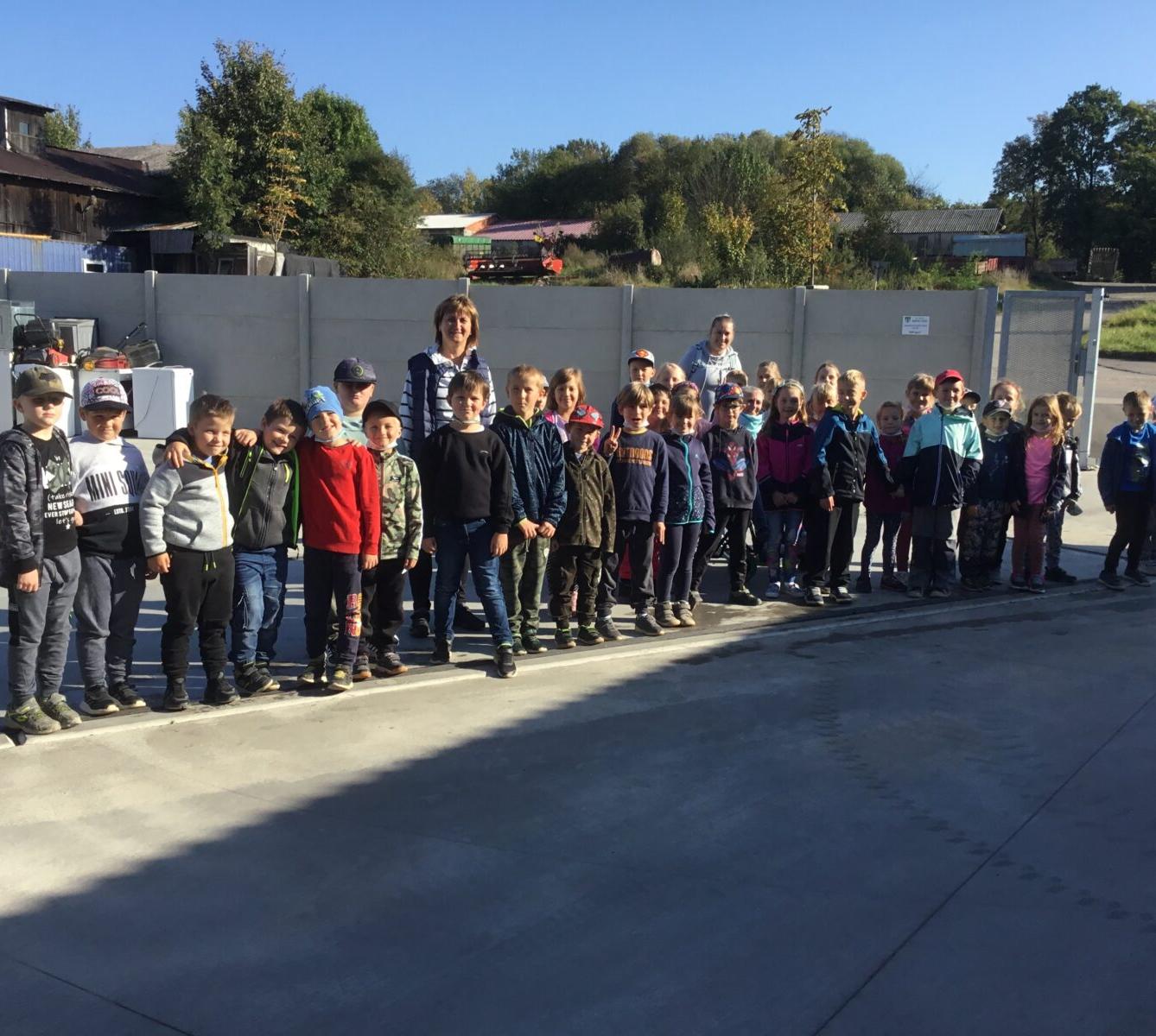 Exkurze žáků 1. stupně ve sběrném dvoře - 1