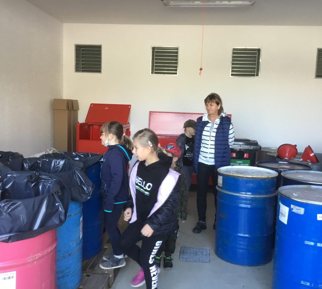 Exkurze žáků 1. stupně ve sběrném dvoře - 5