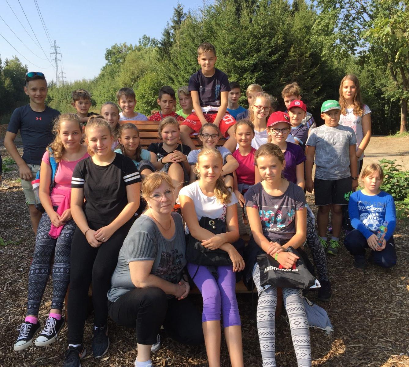 Sedmáci na naučné stezce - 2