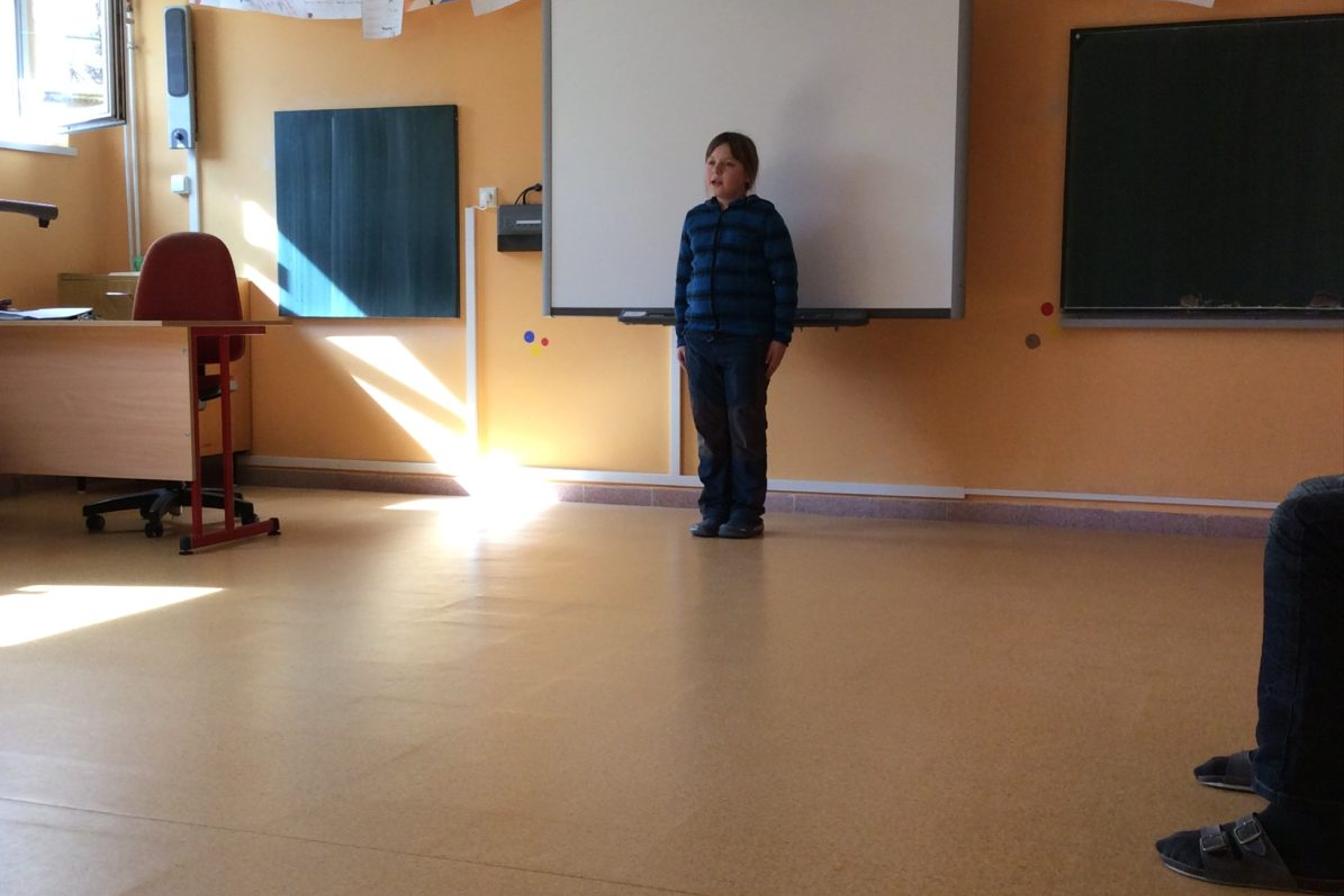 Recitační soutěž na 2. stupni