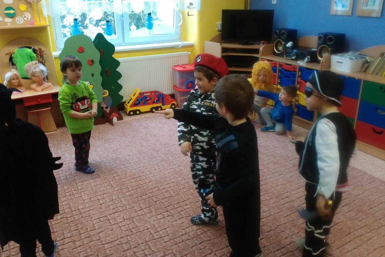 Karnevalové dopoledne v naší MŠ