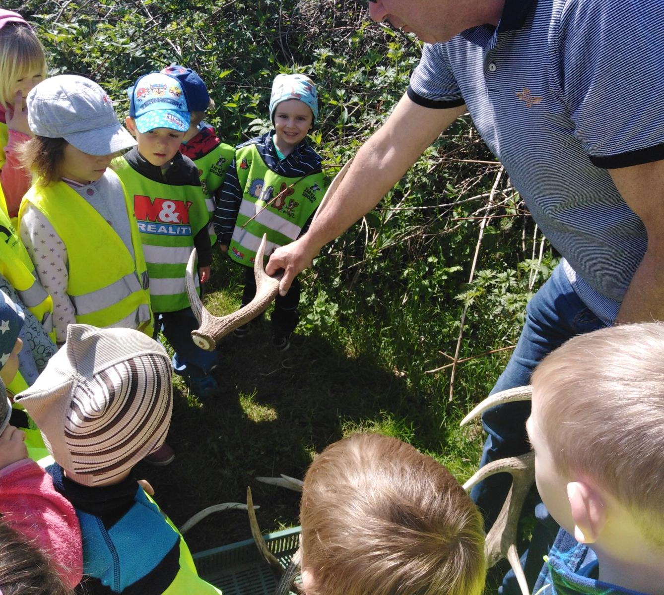 Vycházka za jeleny a návštěva lesní školky - 36