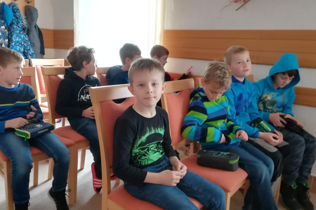 Návštěva místní knihovny - 4.B