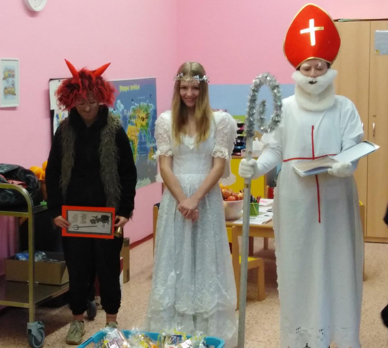 Návštěva ČERTA, MIKULÁŠE A ANDÍLKA v MŠ - 42