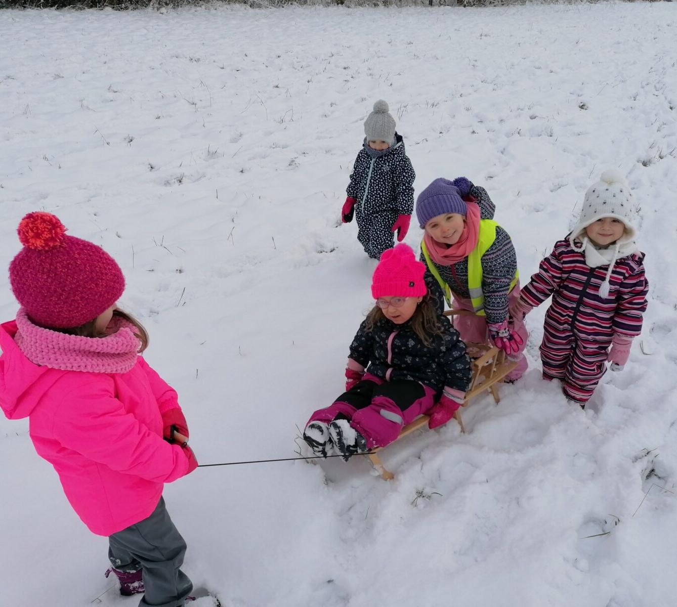 Konečně sníh!! užíváme si ho ze všech sil:-) - 44