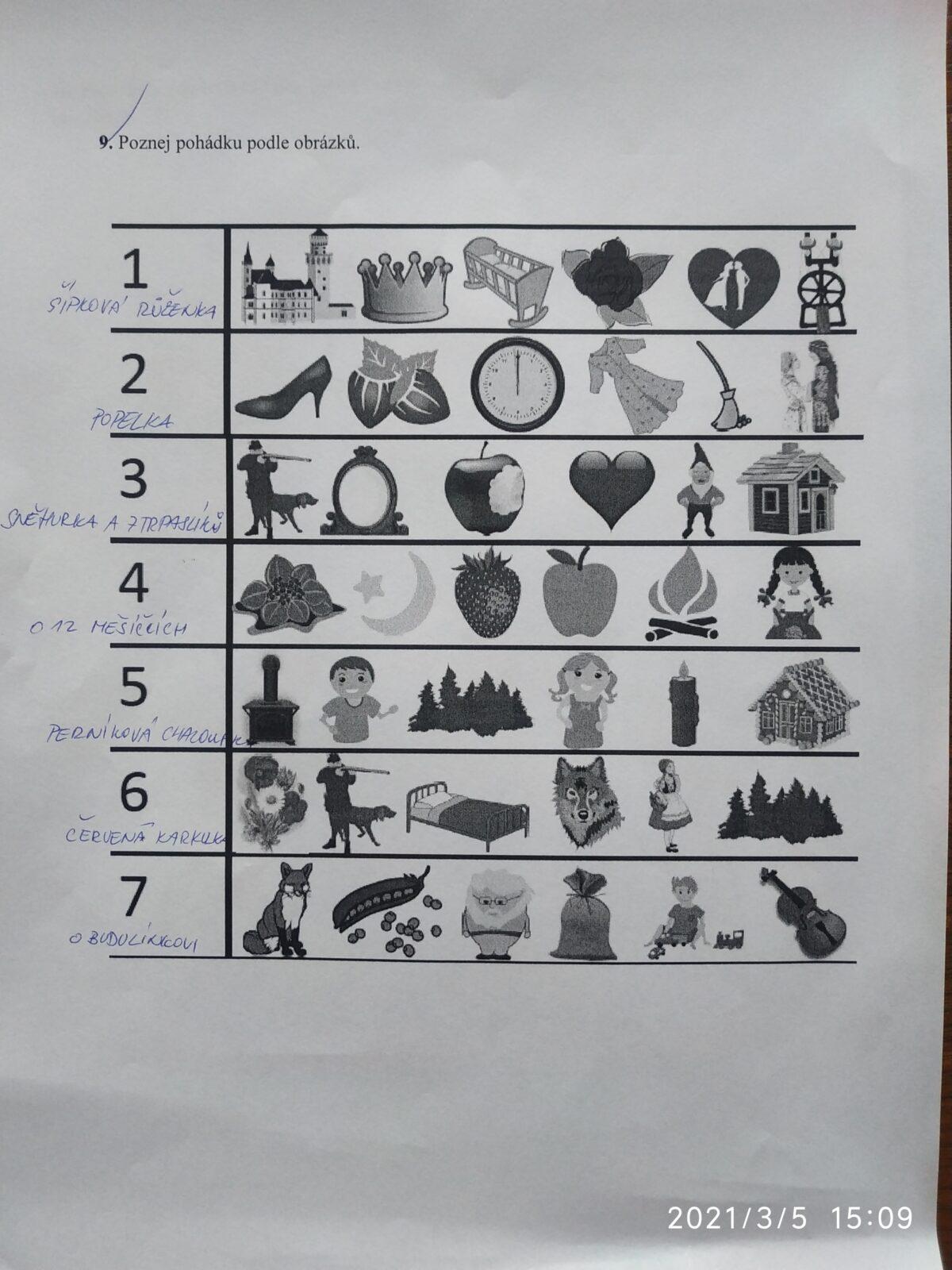 Distanční výuka v MŠ Kamarád (Z pohádky do pohádky:-)) - 26