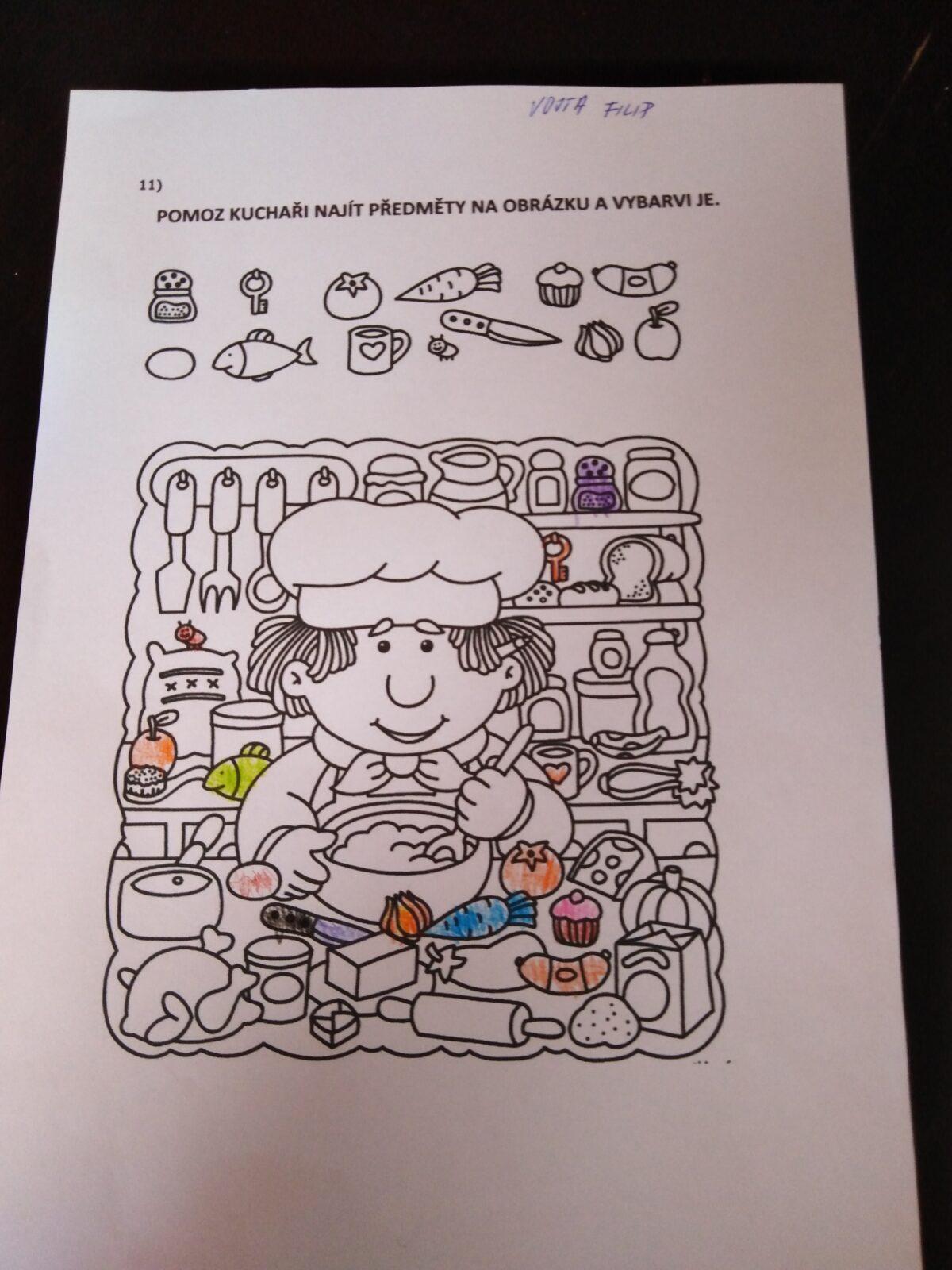 Distanční výuka v MŠ Kamarád (Ten dělá to a ten zas tohle:-)) - 58