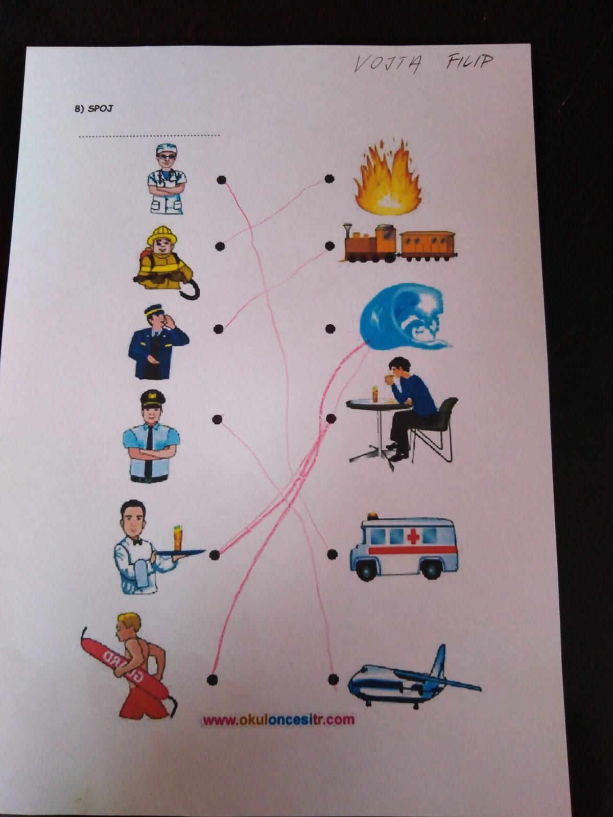 Distanční výuka v MŠ Kamarád (Ten dělá to a ten zas tohle:-)) - 61
