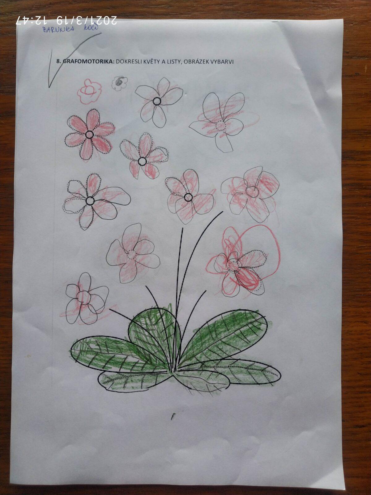 Distanční výuka v MŠ Kamarád (Jaro přišlo do vsi - předškoláci) :-) - 46