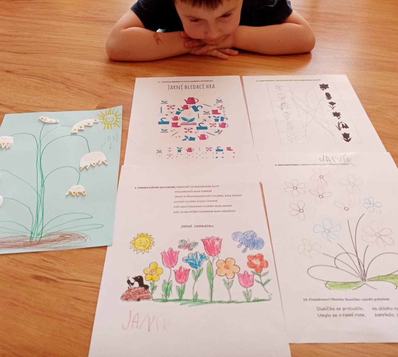 Distanční výuka v MŠ Kamarád (Přišlo jaro do vsi) - mladší děti :-) - 9