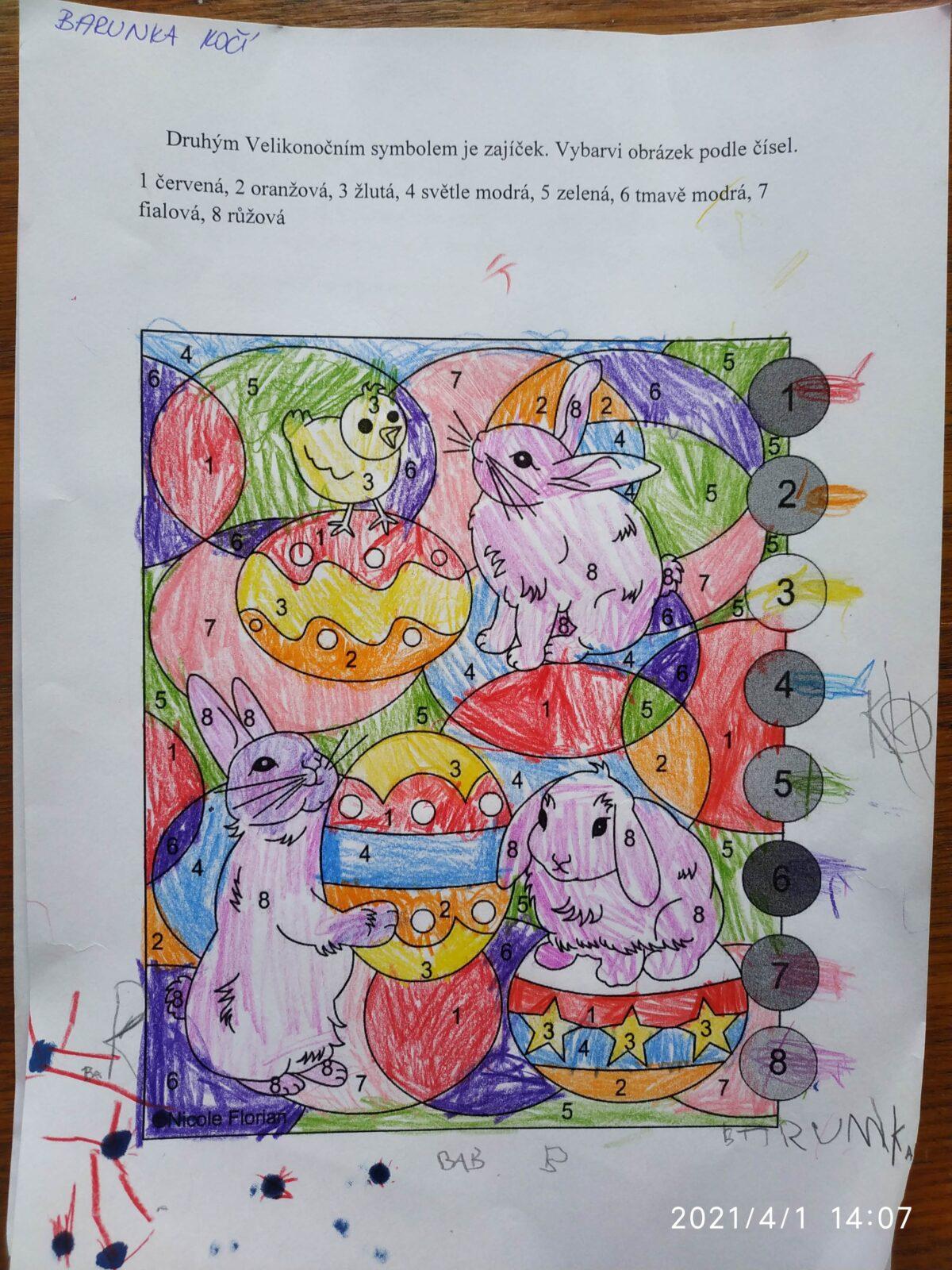 Distanční výuka MŠ kamarád - "MALOVANÉ VAJÍČKO" - předškoláci - 18