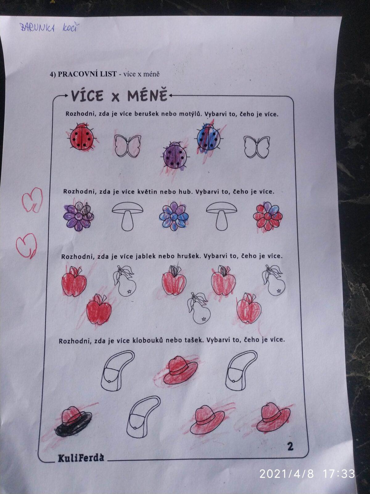 Distanční výuka v MŠ Kamarád ("Těšíme se k zápisu") :-) - 14