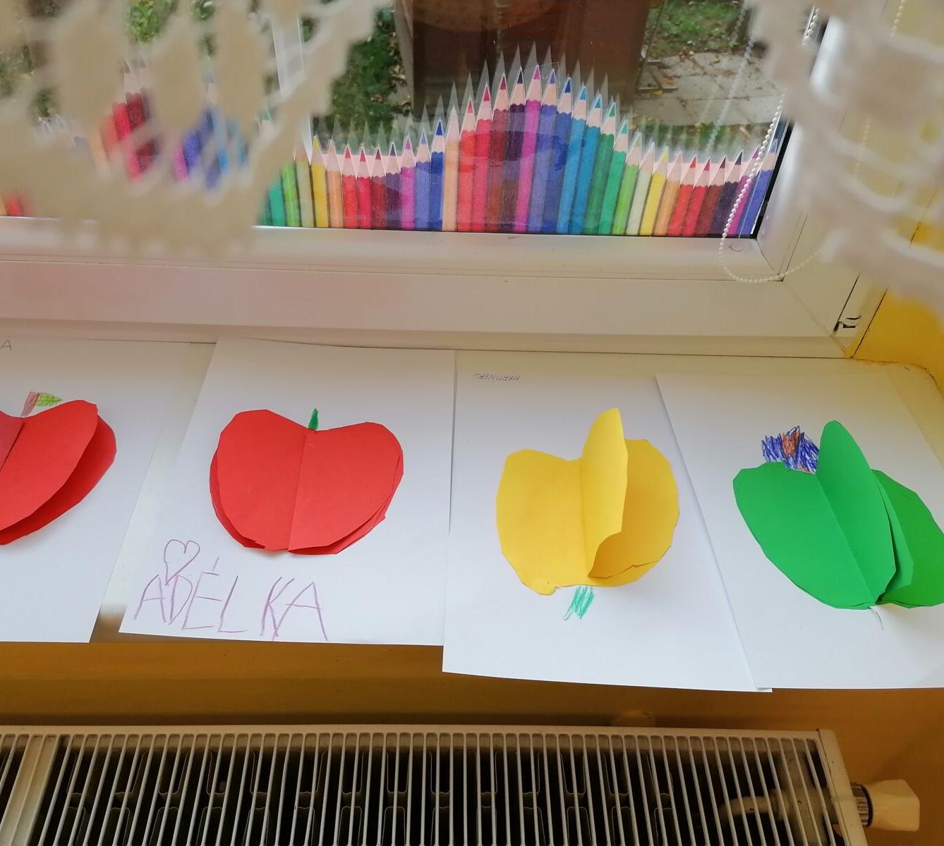 Tvořeníčko, tvoření: Sovičky: "jablíčko" - 17