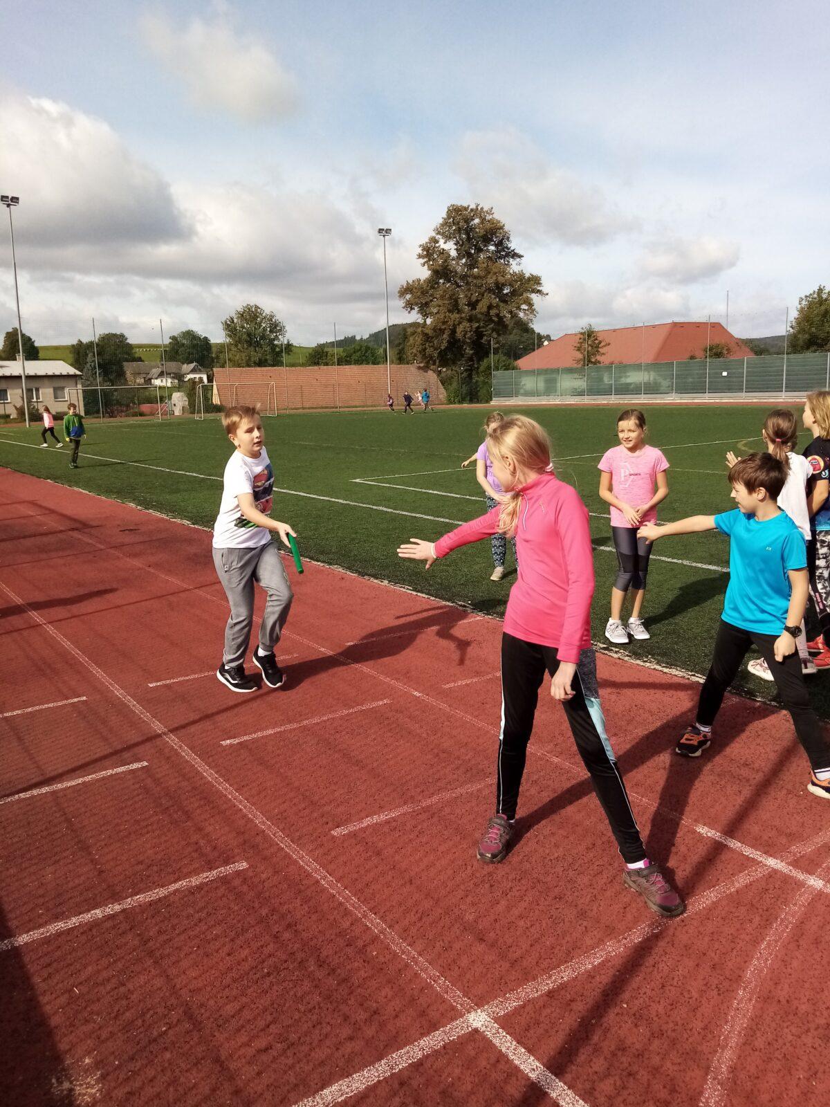 Štafetové běhy E. Zátopka na 1. stupni - 1