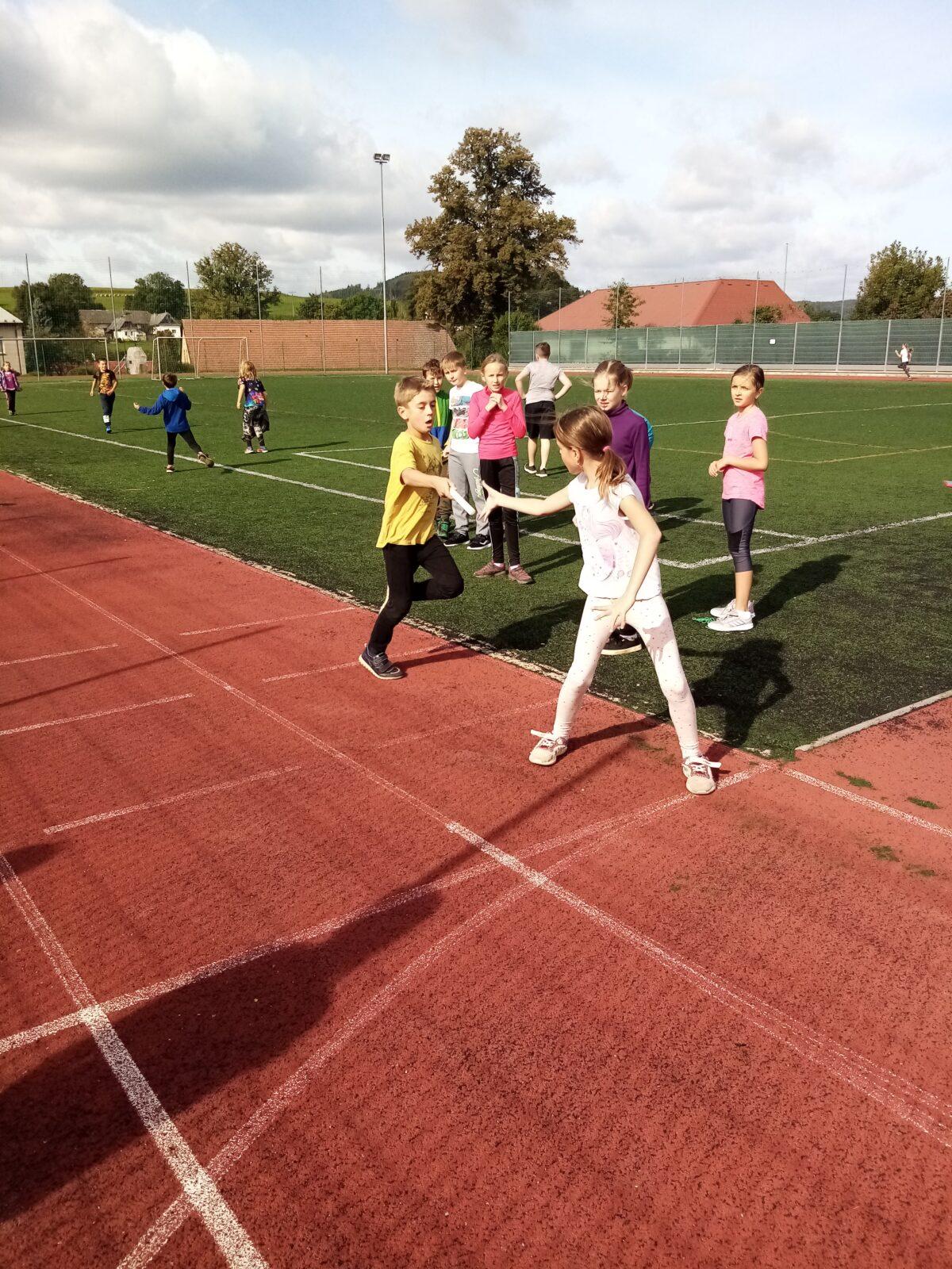 Štafetové běhy E. Zátopka na 1. stupni - 2