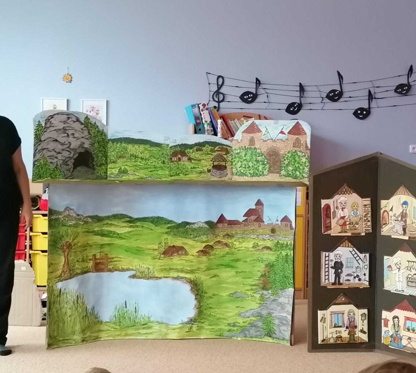 Divadýlko v MŠ: "Jak se Honza stal rytířem" :-) - 21