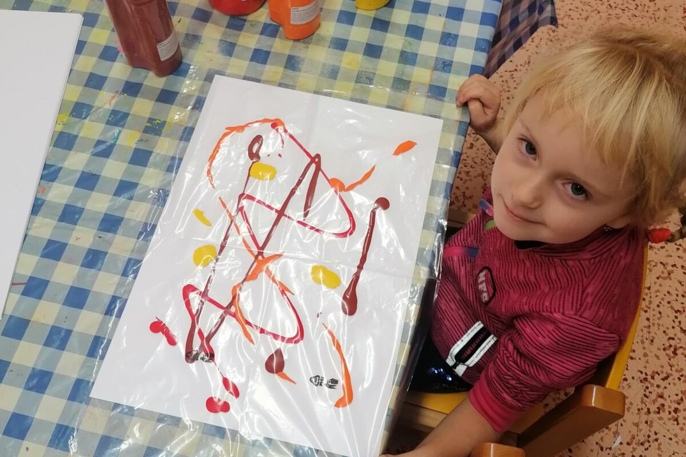 Tvořeníčko, tvoření: Sovičky "čarování s barvami" :-)