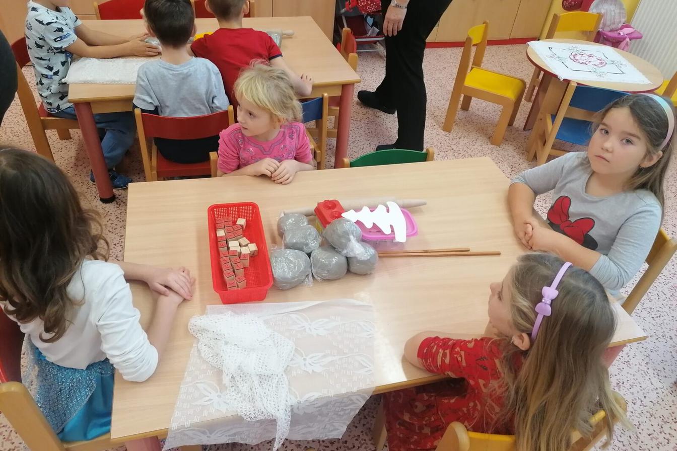 Keramická dílnička ve školce :-)