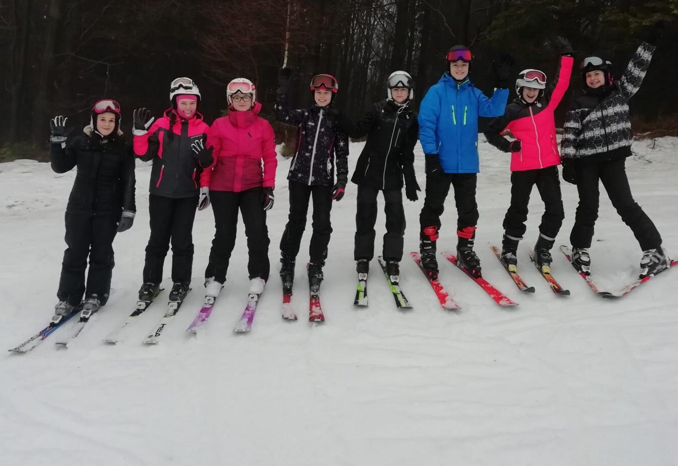 Lyžařský kurz Karlov p. Pradědem - den první - 9