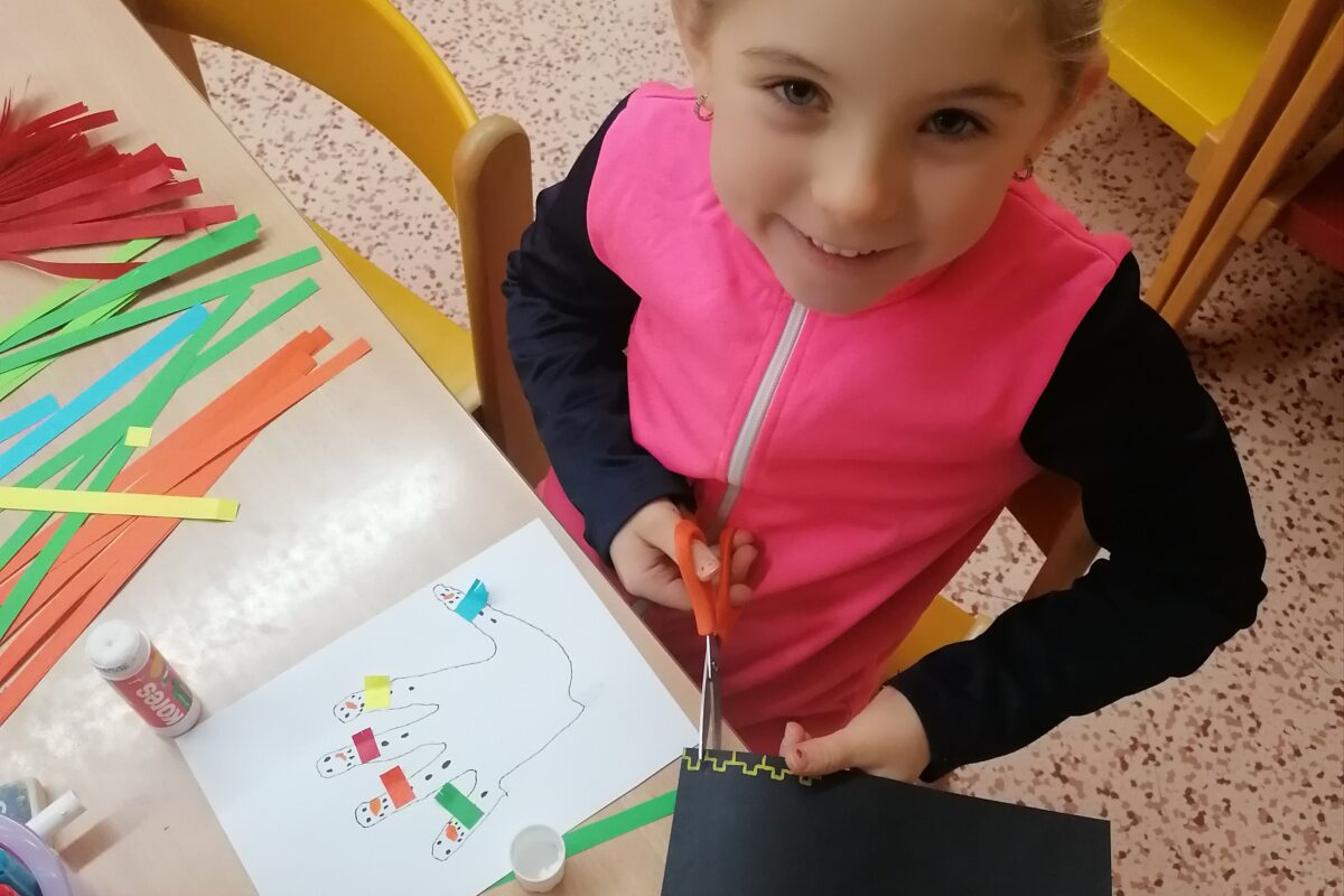 Tvořeníčko, tvoření: "Sněkulák", rodinka sněhuláků :-)