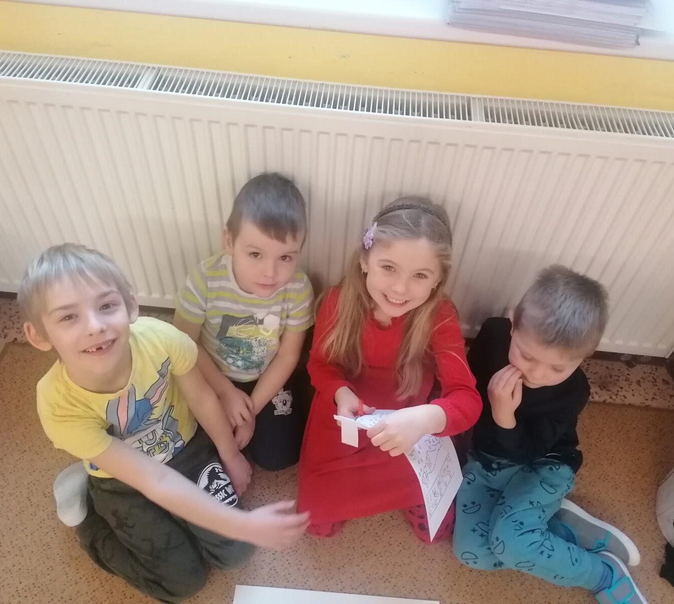 "Zvířátka a ptáčci v zimě" - skupinové práce :-) - 2